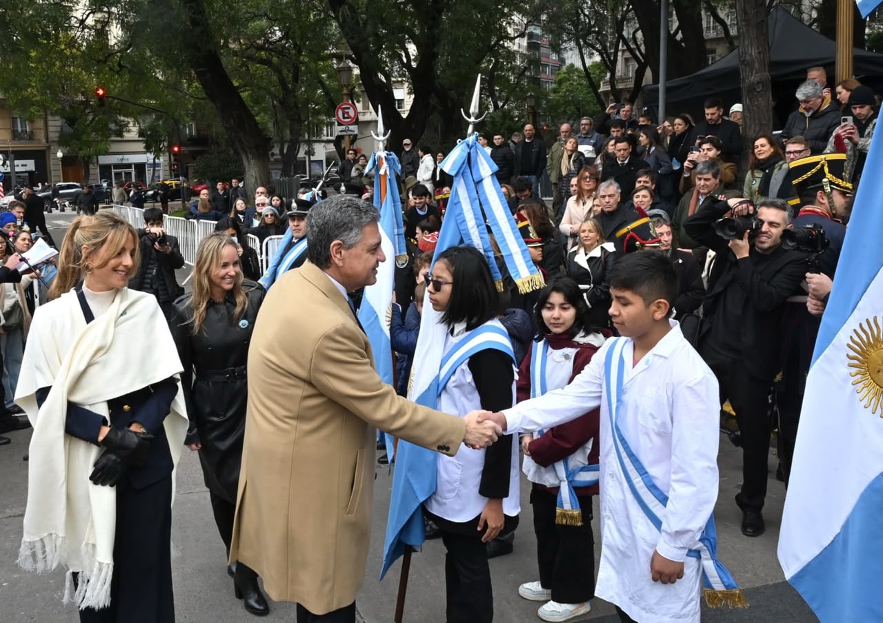Del acto participaron varias escuelas porteñas (Fotografía: GCBA)