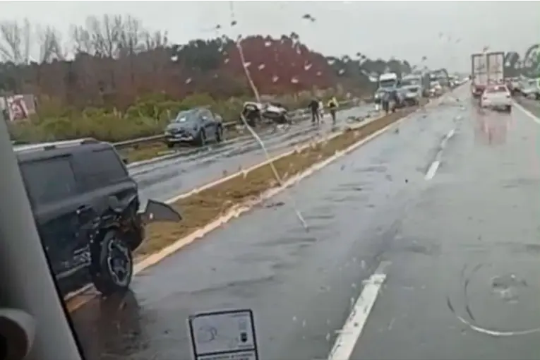 El brutal accidente en la Ruta 12 dejó cuatro muertos