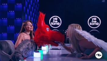 Aurelio fue conquistado por la participante - crédito Emisión Yo me llamo / Caracol Televisión