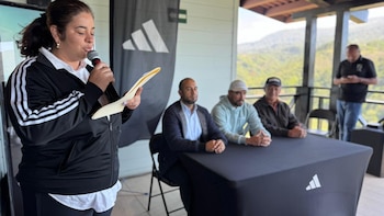 Durante la conferencia de prensa