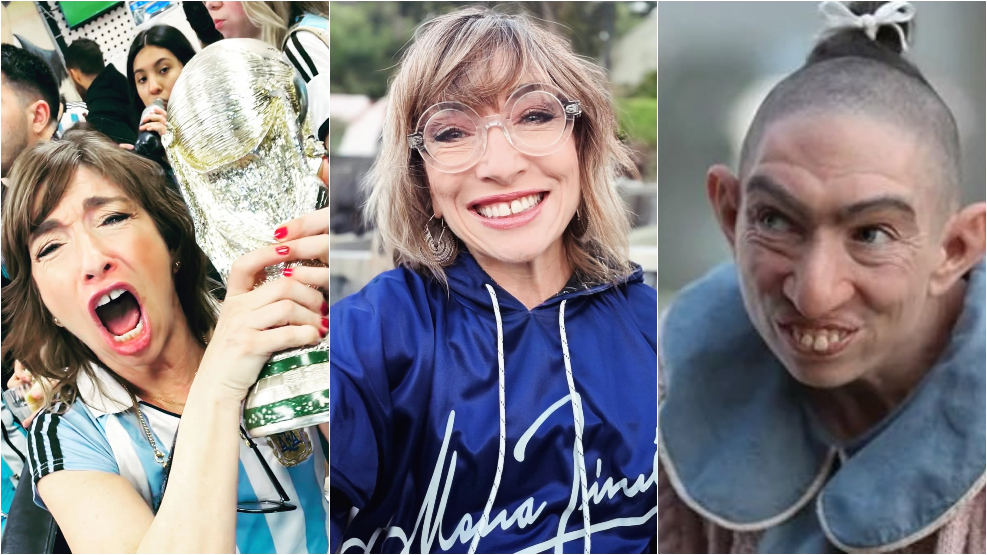 La actriz de American Horror Story fanática de Argentina y La Mona Jiménez: “Lo abracé y le confesé mi amor”