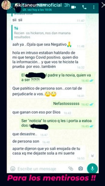 Nicole Neumann publicó la charla