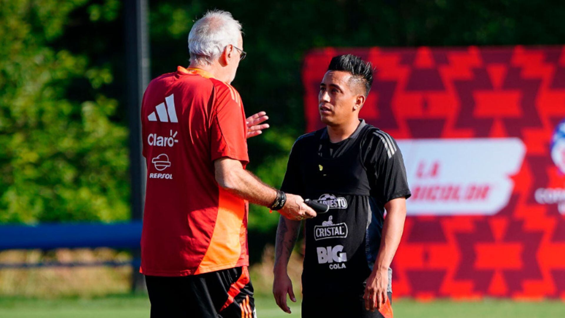 Jorge Fossati fue el último técnico de la selección peruana que convocó a Christian Cueva, cuya última participación fue en la Copa América 2024. - créditos: FPF