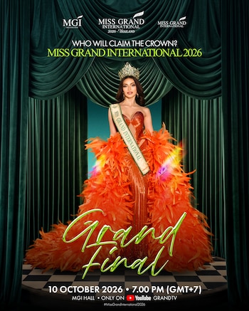 La final del Miss Grand International 2026 se realizará este sábado 10 de octubre en Bangkok.