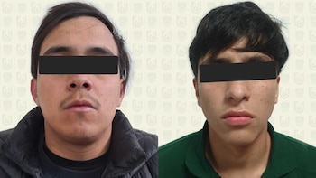 Según los datos expuestos por la FGJCDMX, el sujeto de camisa verde, identificado como Ángel "N", habría sido el encargado de disparar contra el estilista. Crédito: FGJCDMX