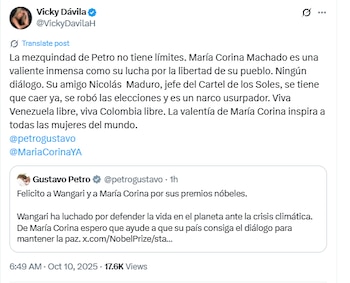 Crítica de Vicky Dávila a