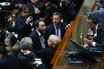 Sesión en Cámara de Diputados - 26 de agosto