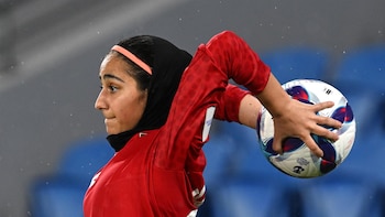 Las jugadoras de la selección