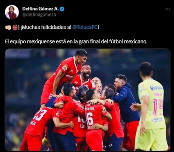 La candidata morenista lanzó un