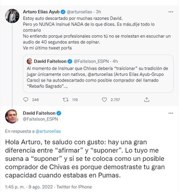 Elías Ayub estalló contra David