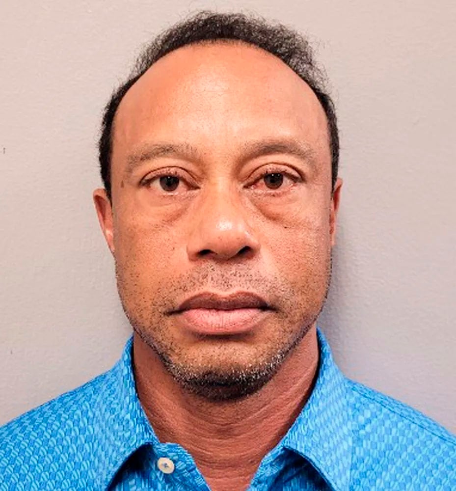 El itinerario de Tiger Woods incluyó vuelos entre Florida y Zúrich mientras enfrenta cargos por conducir bajo los efectos del alcohol (EFE/Martin County Sherif en X)