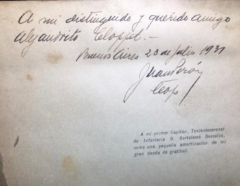 La dedicatoria de un libro