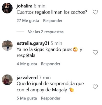 Los comentarios en la publicación incluyeron cuestionamientos hacia Said Palao por acciones en el pasado.