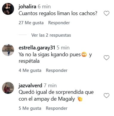Los comentarios en la publicación incluyeron cuestionamientos hacia Said Palao por acciones en el pasado.