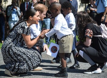 Meghan Markle, durante la gira
