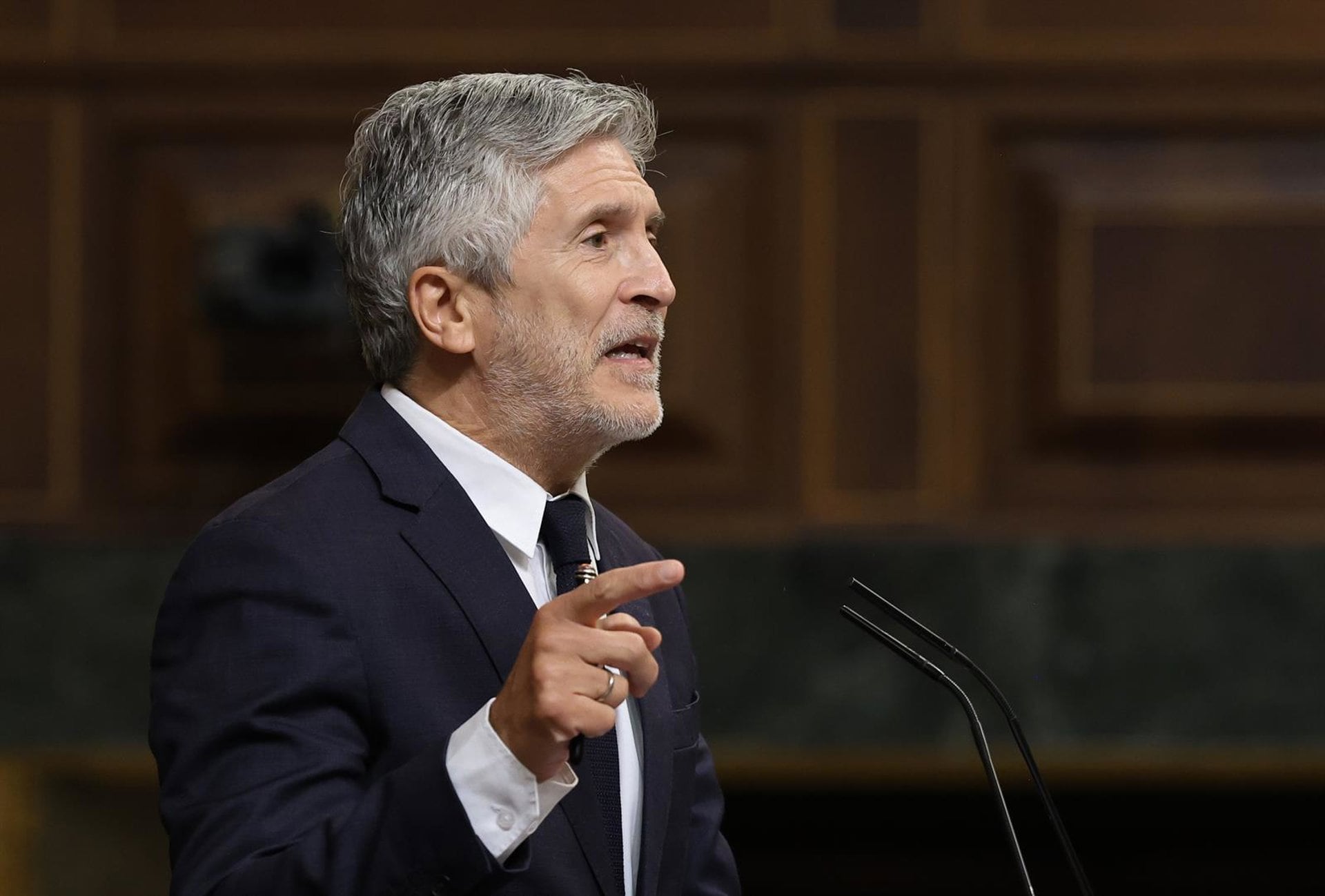 Marlaska afronta en el Congreso una sesión incómoda por el caso Leire y la presión policial