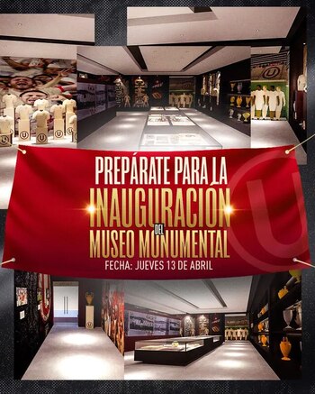 Universitario viene creando gran expectativa referente a la inaguración del Museo Monumental (Universitario de Deportes).