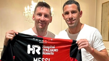 leo Messi Maxi Rodríguez