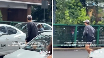 Harry Styles no aprende y de nuevo lo captan cruzando calles sin precaución en la CDMX