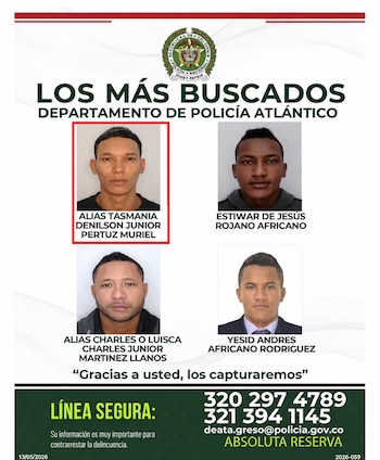 La Armada y la Policía capturaron en Turbaco a alias Tazmania, uno de los hombres más buscados del Atlántico - crédito prensa Armada de Colombia