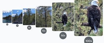 El Zoom x100 mantiene la