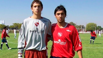 Dibu Martínez fotos ineditas en inferiores de Independiente