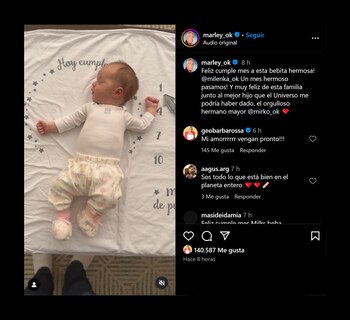 Marley expresó su emoción por