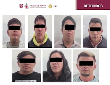Siete personas fueron detenidas tras