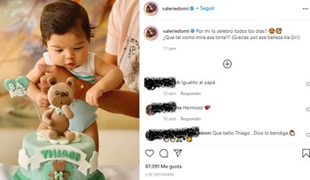 Post en Instagram de Valerie