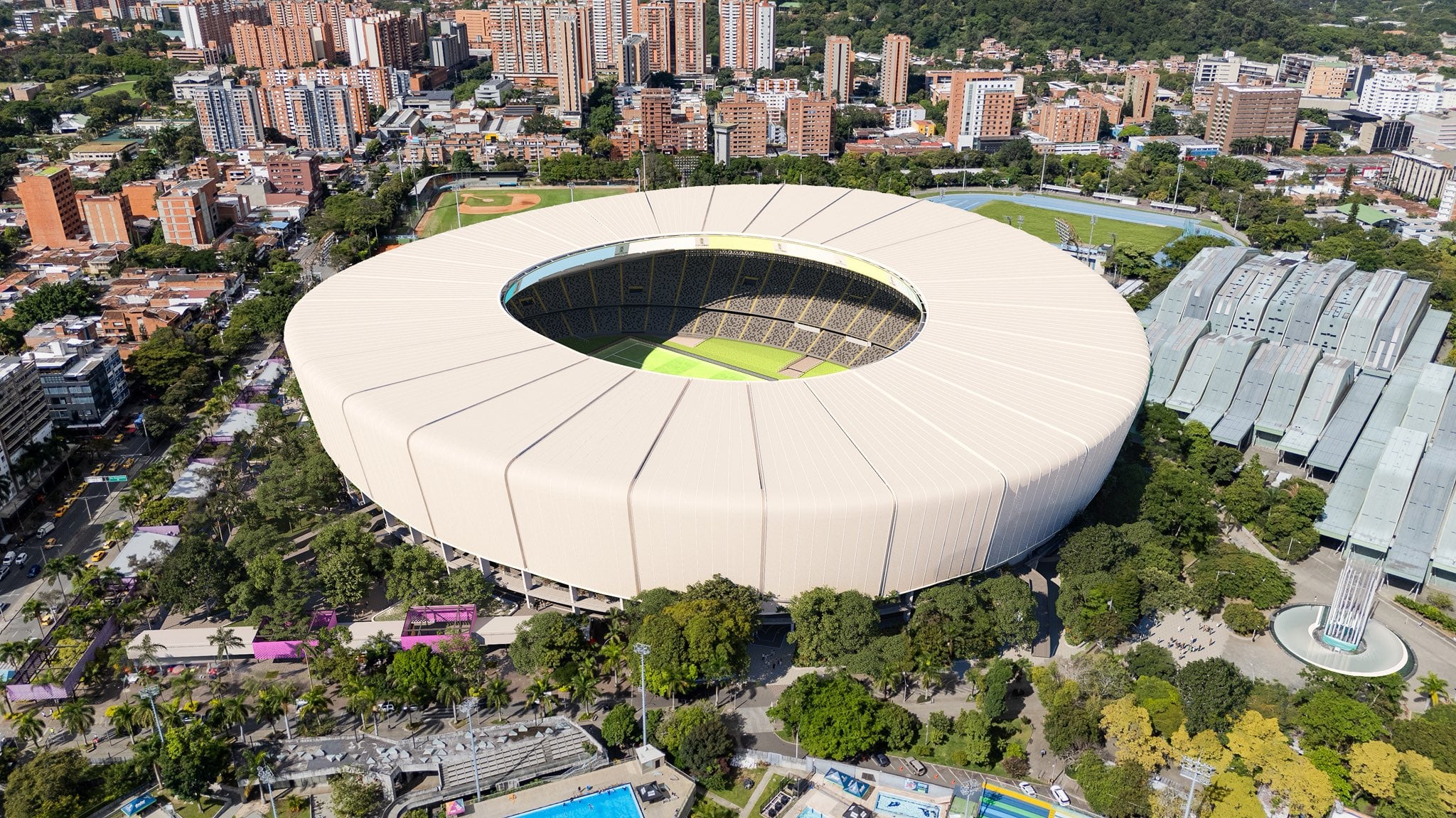 El aumento en la capacidad del estadio Atanasio Girardot será del 33% - crédito Alcaldía de Medellín