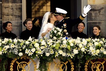 DUTCH CROWN PRINCE WILLEM-ALEXANDER AND
