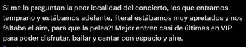 Así reaccionaron los asistentes del