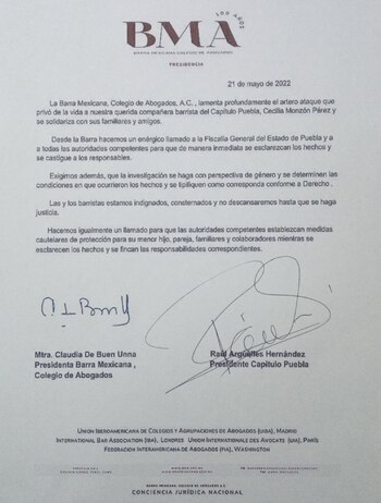 (Foto: Twitter @BMA_Abogados)