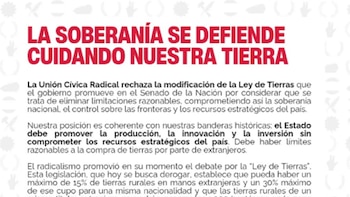 Ley de Tierras - Comunicado UCR