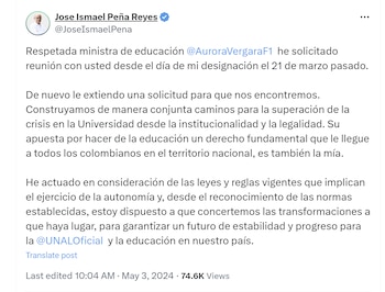 José Ismael Peña defendió su