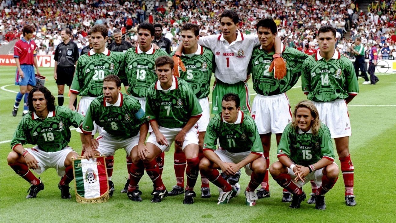 selección mexicana 1998 (Foto: Twitter@AficionadosMEX)