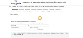 La inscripción exitosa en la