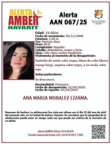 Ana María Morales desapareció el pasado 22 de abril. (Captura de pantalla)