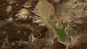 Laguna del Carbón, el sitio más bajo y misterioso de América que se ubica en la Patagonia