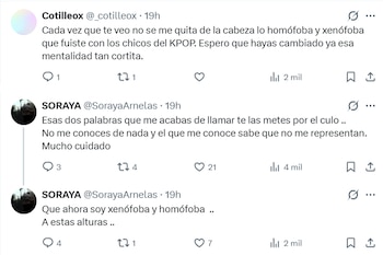 Soraya Arnelas responde a un