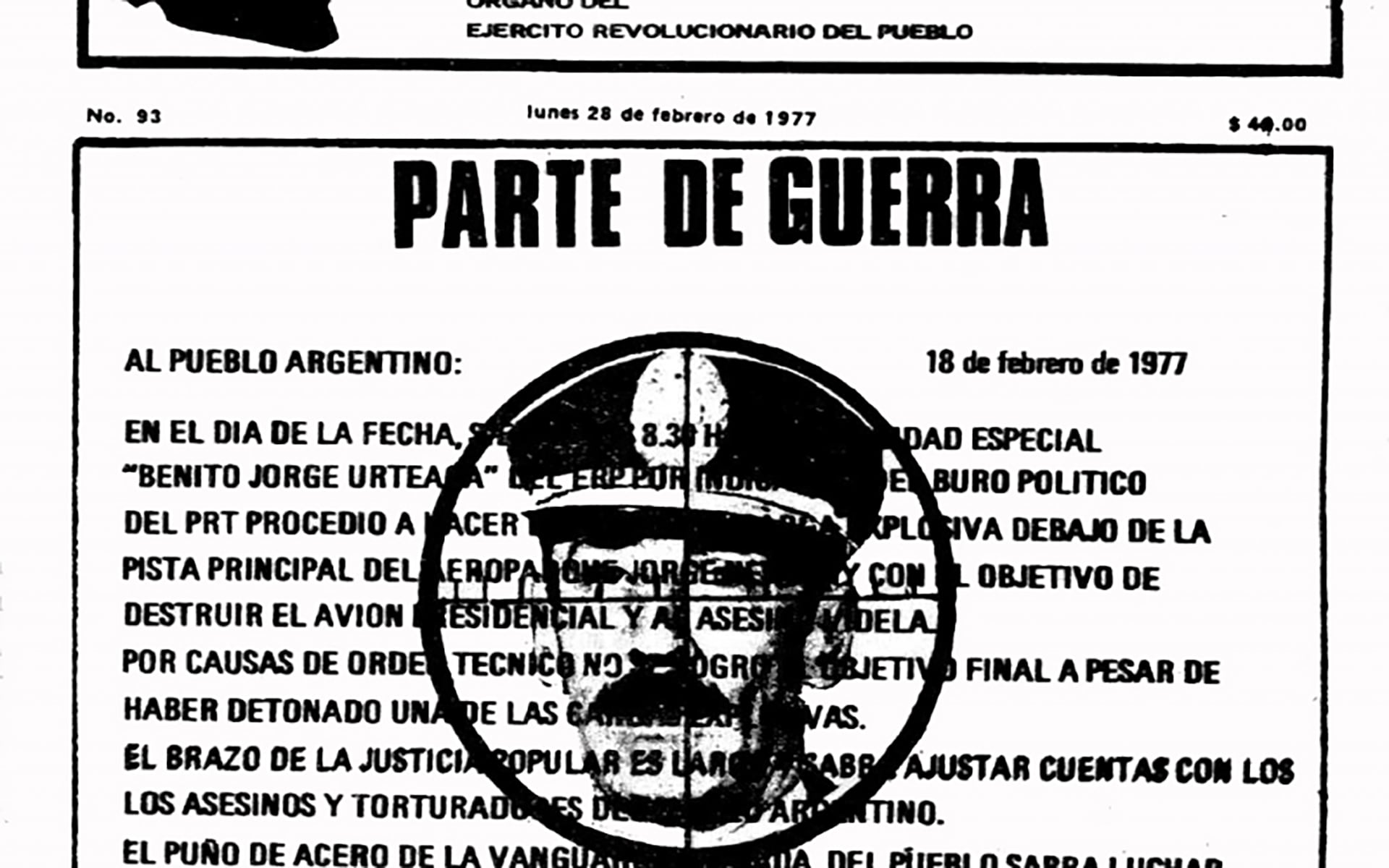 Portada de la revista Estrella Roja