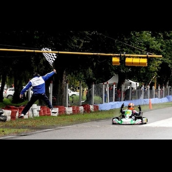 El festejo de Franco Colapinto