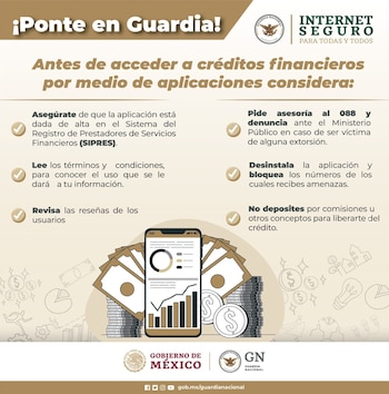 Las señalaron que estas plataformas fraudulentas intentan extorsionar o sustraer información sensible de las personas usuarias