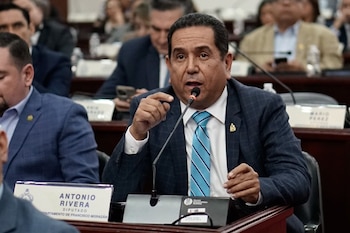 El diputado Antonio Rivera aseguró que sin 86 votos no avanzará la propuesta de balotaje. (FOTO: HRN)