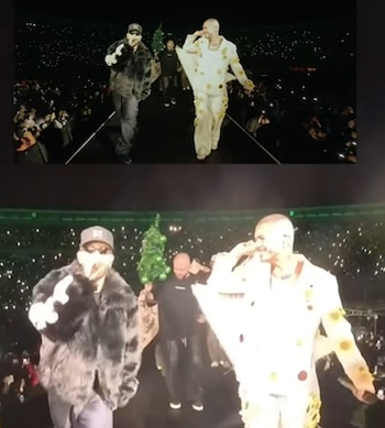 Feid cantó con J Balvin