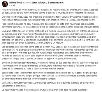 Johnny Pous recordó la valentía