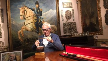 Pallarols en su estudio