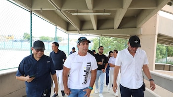 Alejandro Char le dio la bienvenida a Davoo Xeneize al estadio de Barranquilla, sede de la final de la Copa Sudamericana: “Acá está la casa”
