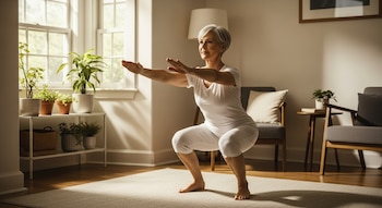 Las sentadillas de peso corporal