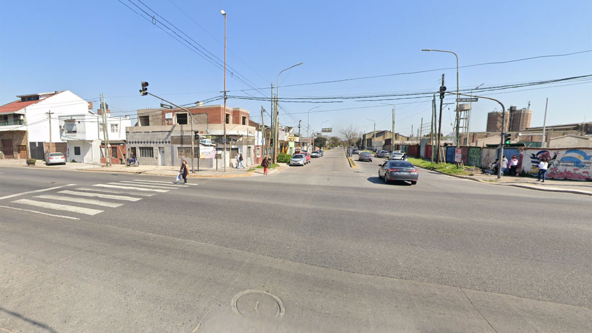 La intersección del accidente (Google Maps)